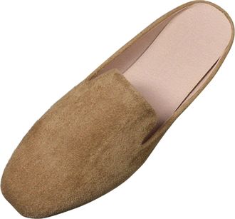 Generic Womens Everyday Casual Comfort Flat Slip On Shoes for Spring Autumn Seasons Lightweight Flexible Sole Design (Khaki, 4.5)