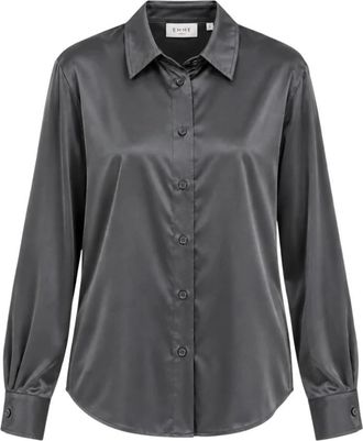 Marella Emmedro Shirt - Dames - Overhemden - Grijs - S - Polyester - Overhemden