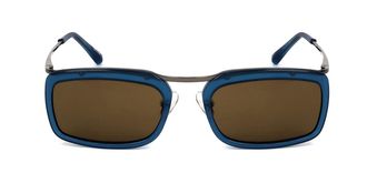 Linda Farrow DRIES VAN NOTEN DVN74 C3 Womens Sunglasses Blue Size 51