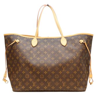 Louis Vuitton Brown Monogram Tote Bag (Pre-Owned)