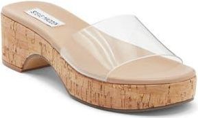Steve Madden Corina Sandal in Clear at Nordstrom Rack, Size 8.5