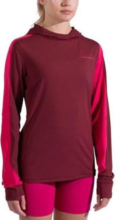 La Sportiva Cloud Shadow Sun Hoodie - Womens in Redwood/azalea at Nordstrom, Size X-Small