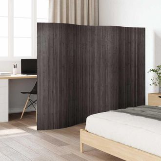 vidaXL Biombo Divisor De Bamb&uacute; Gris 250x165 Cm Vidaxl