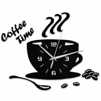 OEM Juego De 3 Relojes De Pared Modernos En 3d Con Forma De Taza De Caf&eacute;, Ideales Para La Cocina O El Sal&oacute;n. Decoraci&oacute;n Para Hacer T&uacute; Mismo