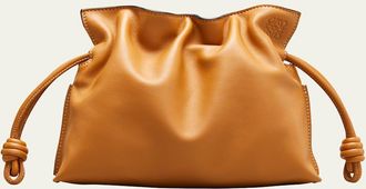 Loewe Flamenco Mini Clutch Bag in Napa Leather with Blind Embossed Anagram