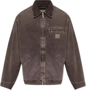 Carhartt Work in Progress OG Detroit Jacket - Heren - Spijkerjassen - Bruin - 2XL - Katoen - Jassen