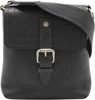 Louis Vuitton Pre-owned Utah Shoulder Bag - Dames - Vintage Schoudertas - Grijs - ONE Size - Leer - Vintage