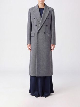 Victoria Beckham Cappotto lungo doppiopetto in lana e cashmere
