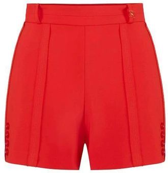 Elisabetta Franchi Mujer, Pantalones cortos, Rojo, Talla: XL