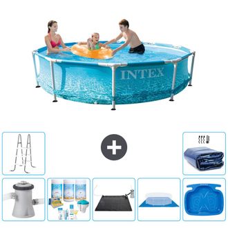 Intex Piscina Con Estructura Redonda - 305x76 Cm - 8-piezas S20384