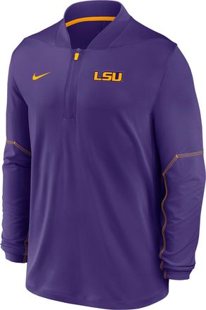 Nike LSU Sideline Nike Mens Dri-FIT College 1/2-Zip Top in Purple | 03BA08DCLSN-UCQ