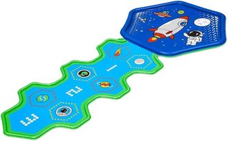 Trade Shop Trade Shop - Tappetino Gonfiabile Con Fontana Spruzzi Base Spaziale 335x150cm Adventure 52571