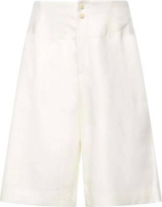 Jacquemus Moisson shorts - Heren - Korte Broeken - Wit - M - Katoen - Korte Broeken