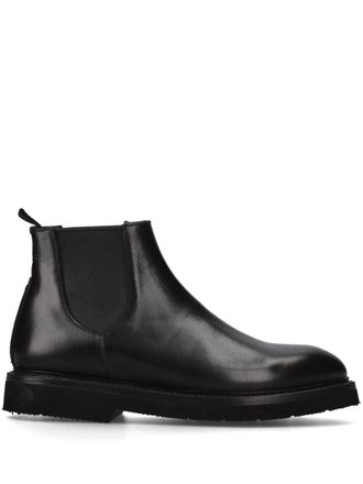 Premiata Beatles ankle boots - men - Calf Leather/Thermoplastic Polyurethane (TPU)/Horse Leather/Spandex/Elastane/Calf Leather - 7.5 - Black
