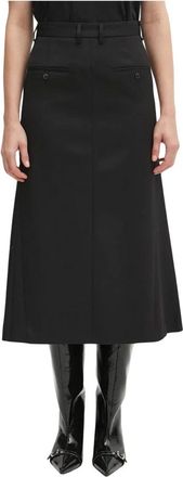 Maison Margiela Falda Midi - Skirts - Mujer - Negro - M