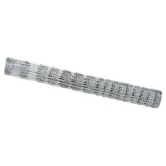 Berkfield Home Field Fence 1.2x25 m Galvanised Steel in Silver