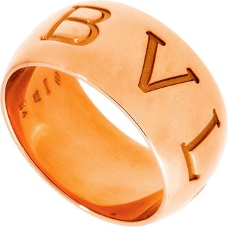 Bulgari Pink Gold Pink Gold (18K) Band Ring (Pre-Owned)