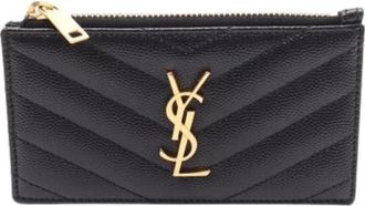 Saint Laurent Pre-owned Business Card Case - - Pre-owned - Donna - Nero - ONE SIZE