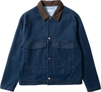 Edmmond Studios Avail Jacket Stonewash - Heren - Spijkerjassen - Blauw - M - Katoen - Jassen