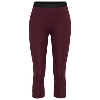 Stoic MerinoSoft180 TuleboLightSt. 3/4 Pants Merinounterw&auml;sche f&uuml;r Damen | rot