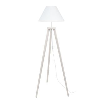 Tosel Lámpara de pie 40cm blanco, blanca imperio