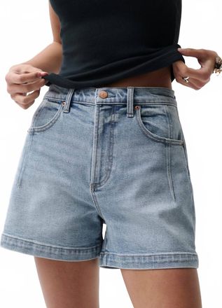 Pistola Denim Aoki High Rise A-Line Shorts In Terrace
