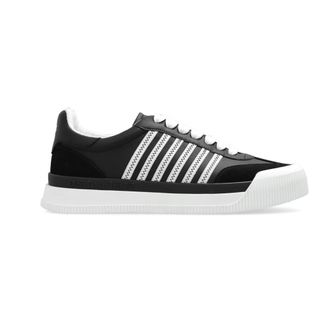Dsquared2 Sportschoenen New Jersey - Heren - Sneakers - Zwart - 41 EU - Leer - Schoenen