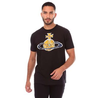 Vivienne Westwood Mens Vivienne Westwood Time Machine Classic T-Shirt in Black