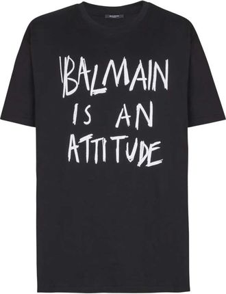 Balmain bedrucktes T-Shirt