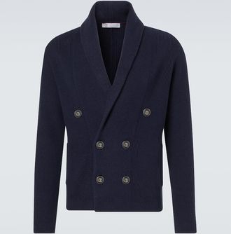 Brunello Cucinelli Double-breasted cotton cardigan
