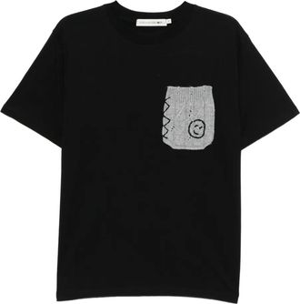 Joshua Sanders T-shirt met borduurwerk - Zwart