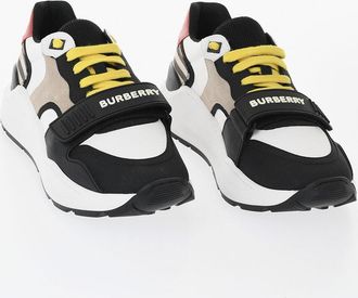 Burberry Low Sneakers RAMSEY Color Block With Embossed Logo Burberry