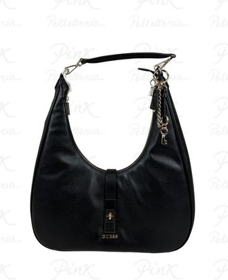 Guess Brooke Hobo - Dames - Schoudertassen - Zwart - ONE Size - Tassen