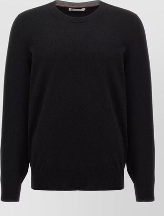 Brunello Cucinelli cashmere crewneck long-sleeve jumper
