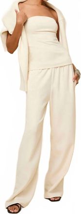 Solid & Striped Womens The Monaco Pants In Light Cream
