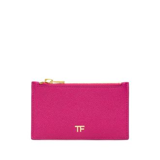 Tom Ford Fuchsia Leather Womens Cardholder