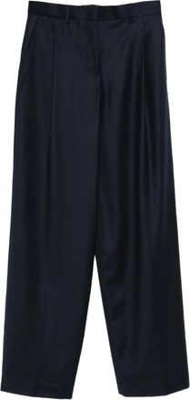 Paul Smith concealed-fastening pleated trousers - Blue