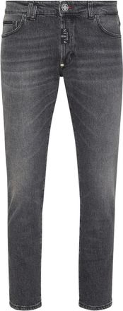 Philipp Plein Skinny Jeans - Heren - Slim Fit Jeans - Grijs - W30 - Katoen - Jeans