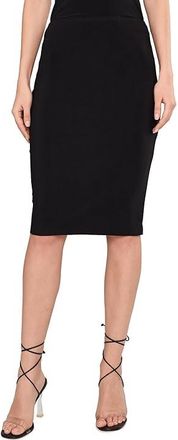 Norma Kamali Straight Skirt To Knee Womens Skirt Black : XL (Womens 10), Elastane/Polyester