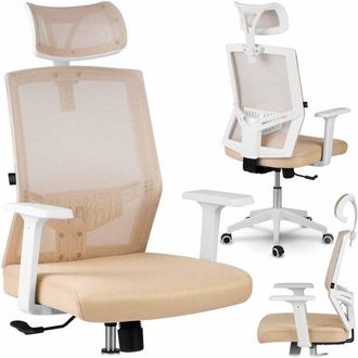 OEM Silla De Oficina Sofotel Rotar De Micromalla Beige