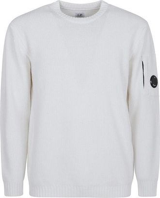 C.P. Company Knitwear Crew Neck In Chenille Cotton