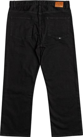 Quiksilver Regular-fit-Jeans QUIKSILVER Aqua Cult Ankle Washed Black, Herren, Gr. 30S, schwarz (washed schwarz), Obermaterial:99% Walkfrottier, 1% Elasthan;, Jea