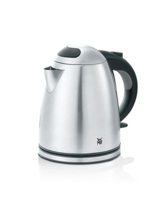 WMF Stelio - Hervidor, 2400 W, 1.7 Litros, Acero Inoxidable De Cromargan, Mango De Goma Antideslizante, Indicador Nivel De El Agua Exterior Iluminado - Wm