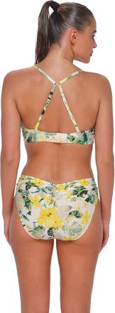 Sunsets Unforgettable Bikini Swim Bottoms in Isla Soleil Crepe at Nordstrom, Size X-Large
