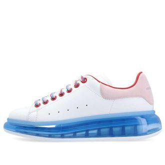 Alexander McQueen (WMNS) Alexander McQueen Oversized Sneaker White Blue 611698WHXMA9623