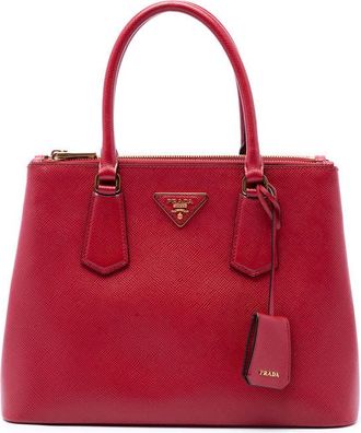 Prada Pre-owned Prada Medium Saffiano Galleria Double Zip Satchel Ladies 54CYV6DXBQDCY0JH