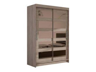Mirjan24 Armario Closico Pacron Iv, Trufa Roble, 200x120x58cm, Puertas De Armario: Correderas, N&uacute;mero De Estantes: 5