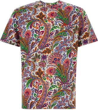 Etro paisley-print T-shirt - men - Cotton - S - White