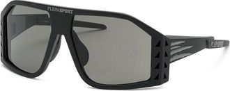 Plein Sport SSP002 0U28 Mens Sunglasses Black Size 61