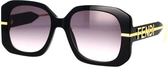 Fendi Dames, Accessoires, Zwart, Maat: 55 MM